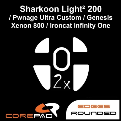 Hyperglide Hyperglides Corepad Skatez Sharkoon Light ² 200 Pwnage Ultra Custom Genesis Xenon 800 Ironcat Infinity One